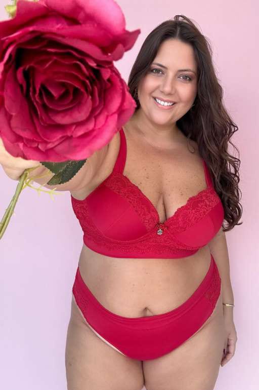 CONJUNTO PLUS SIZE COM ALÇA ENCAPADA